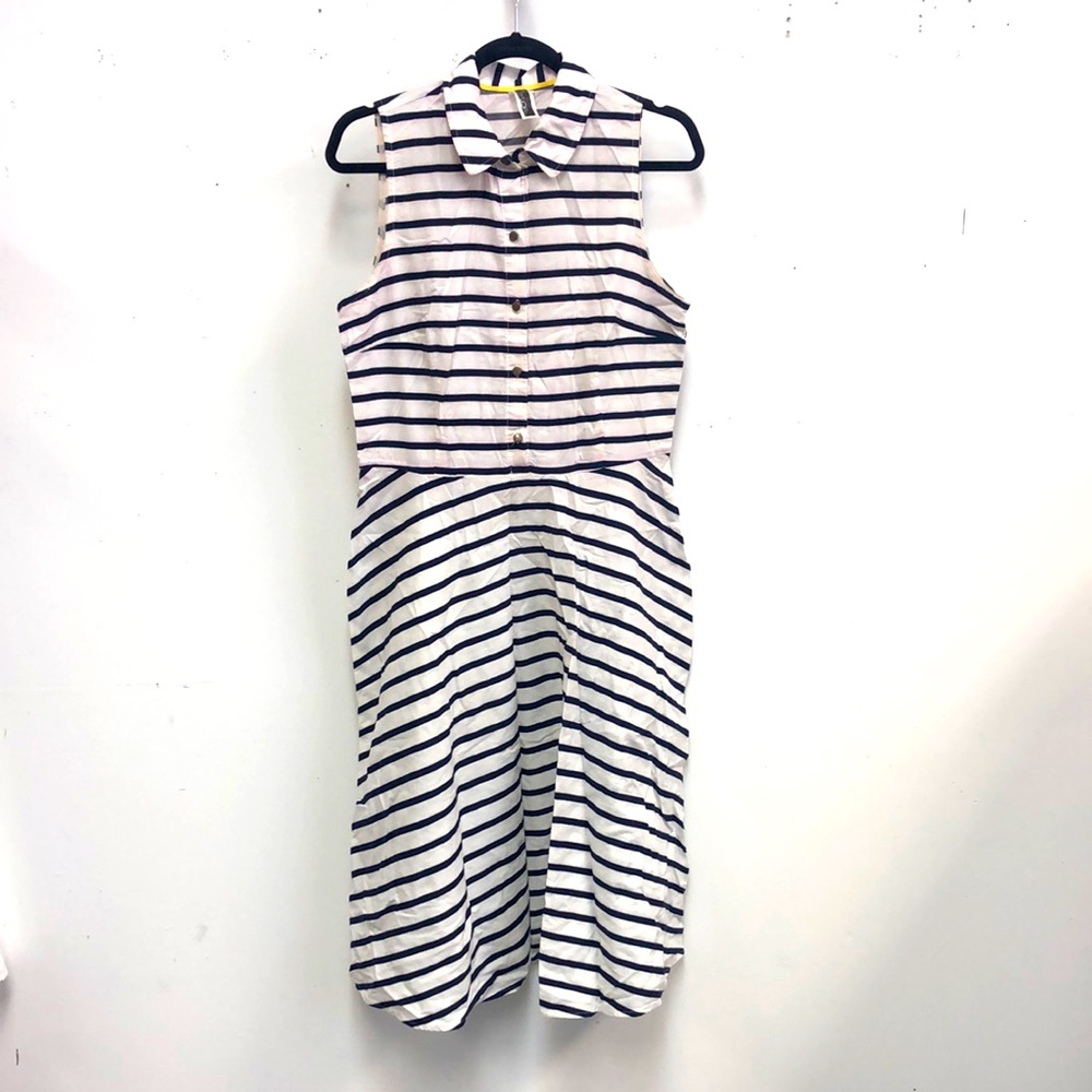 Julian Taylor Striped Dress Size 14